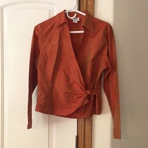 LOFT silk blouse